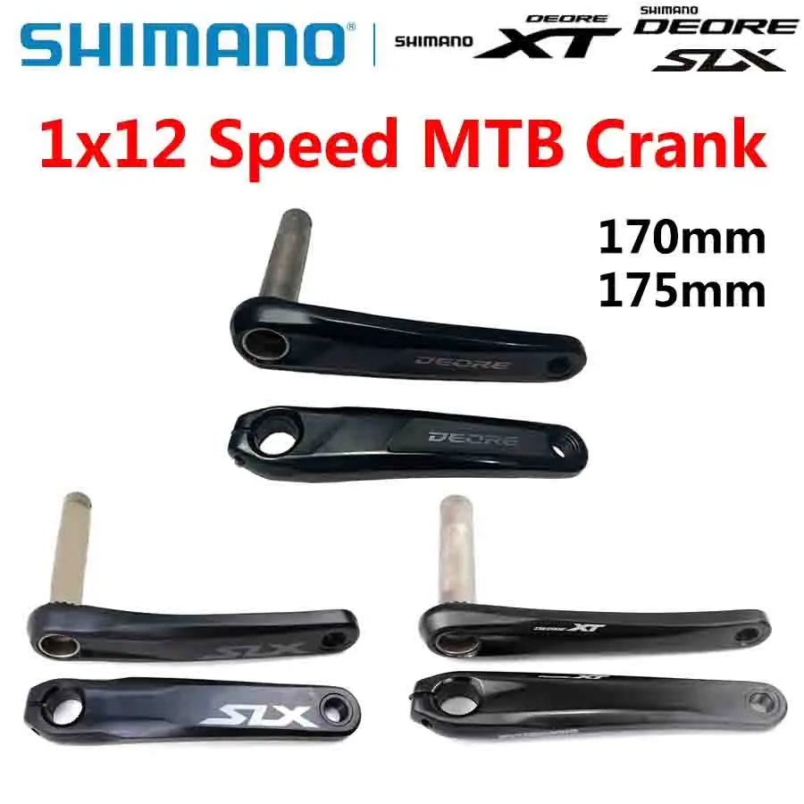 Shimano Crank Deore XT SLX FC M8100 M7100 M6100 M6120 Crank 1x12 Speed MTB Crank Arm Set 170mm 175mm