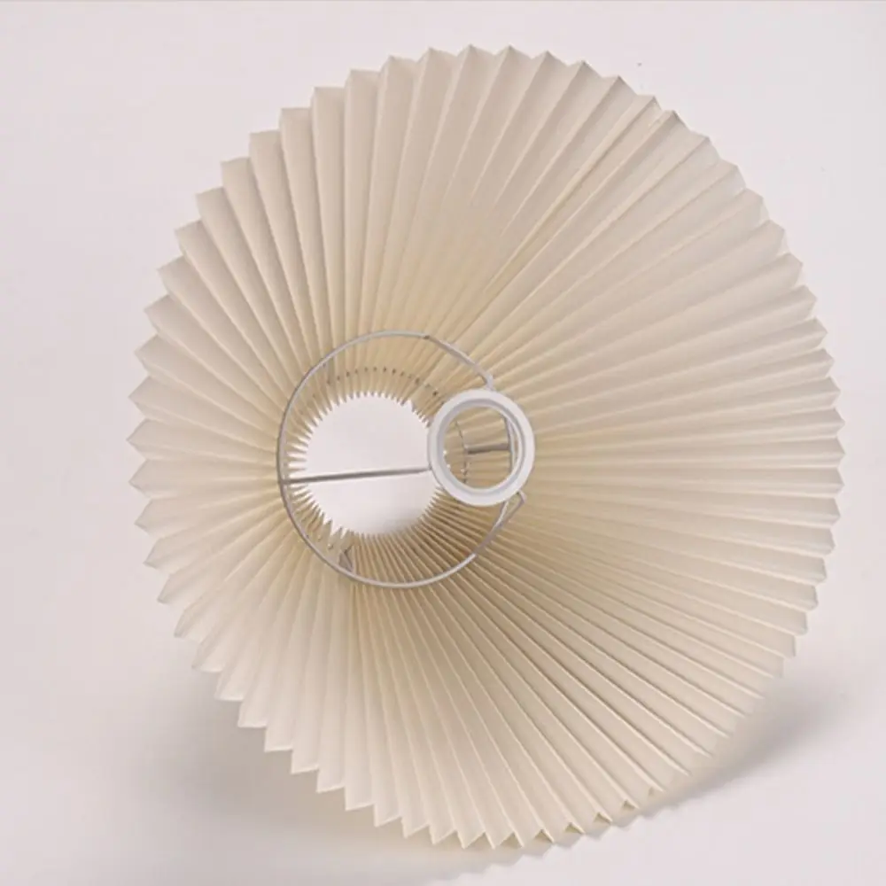 Fabric Table Lamp Lampshade Pleated Modern Wall Lamp Lampshade Minimalist Washable Pendant Lampshade Bedroom Hotel
