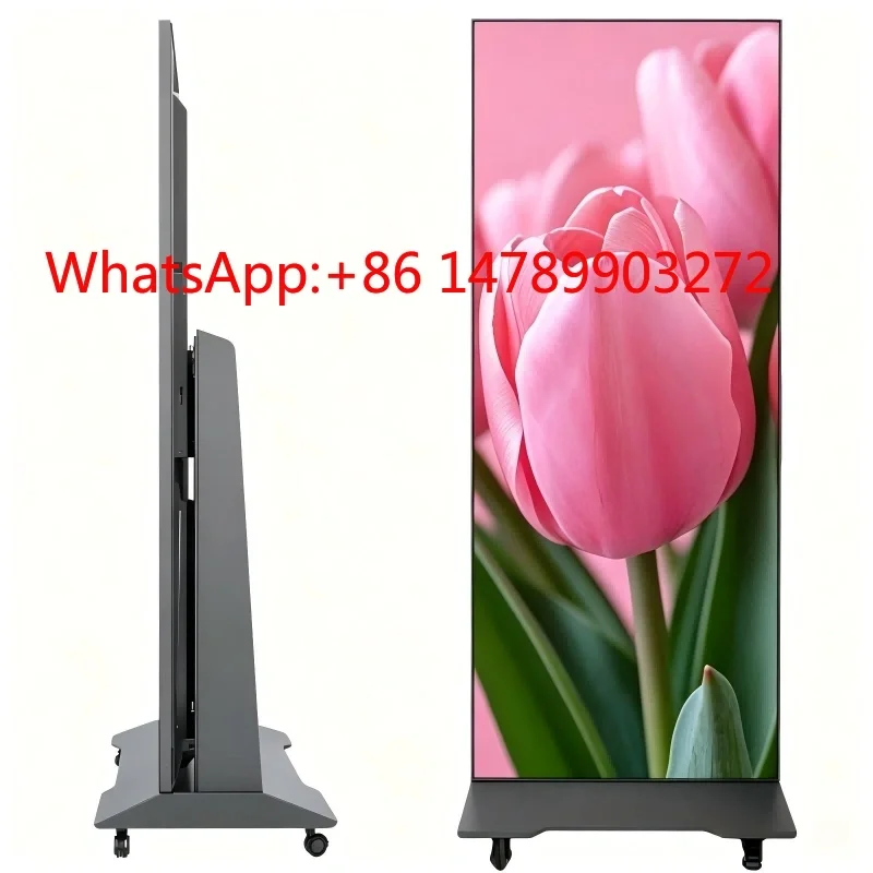 GOB P1.8 P2.5 Ultra Slim Double Sided Foldable Panel Retail Education Poster Wall