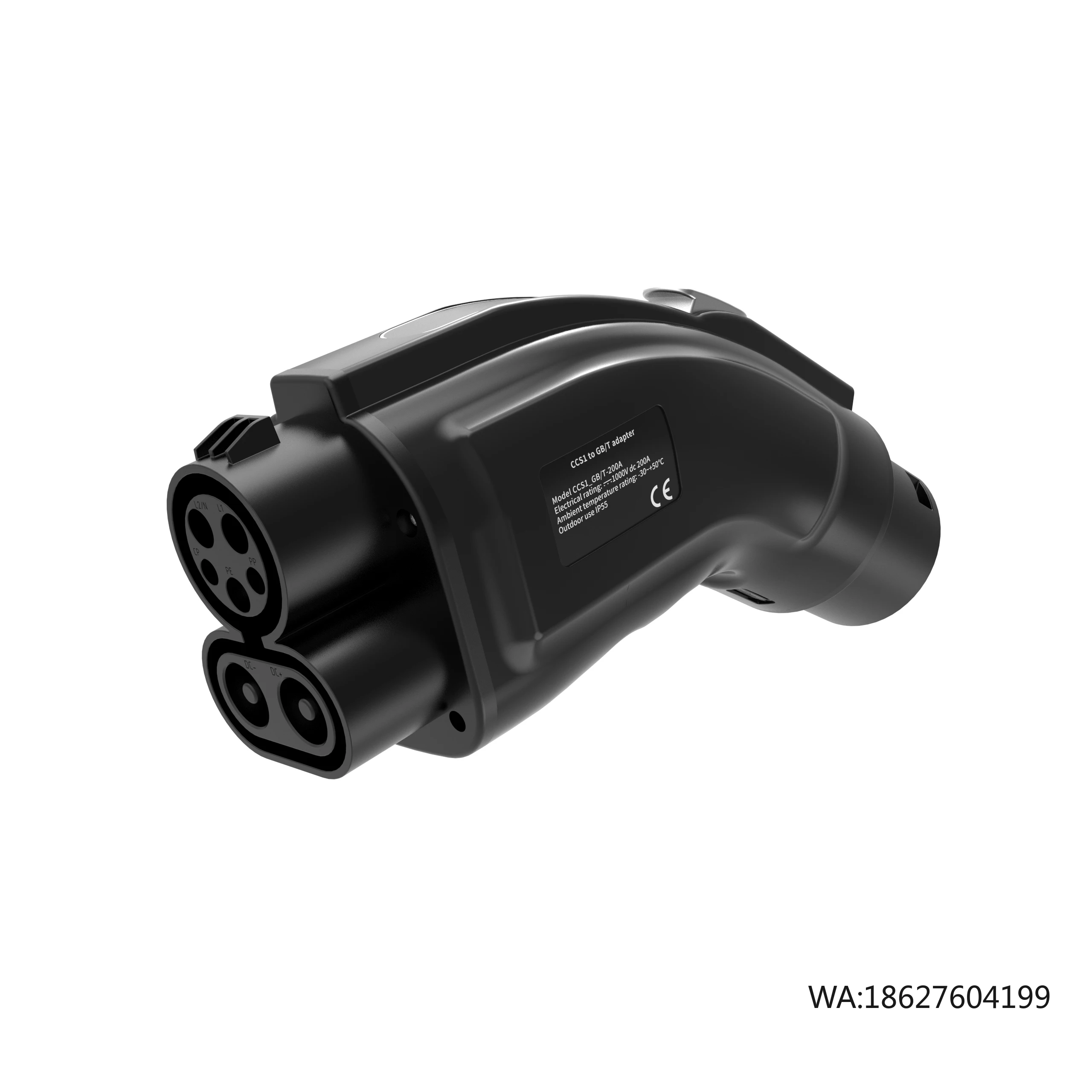

Адаптер для зарядки электромобилей CCS1 на GBT, IP54, разъем для зарядки постоянным током Electway DC EV