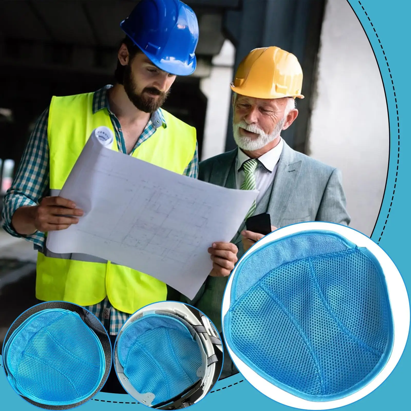 

Lift Hard Hat Liner Work Safety Hat Accessories Sweat Absorbent Removable Breathable Safety Cushion For Men Women Protection