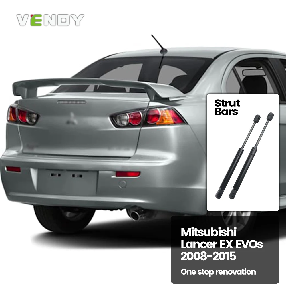 

2 шт. стойки задней двери багажника для Mitsubishi Lancer EX EVOs 2008-2015, опорные планки для подъема багажника, газовая пружина, демпферы, стержень 5925A003