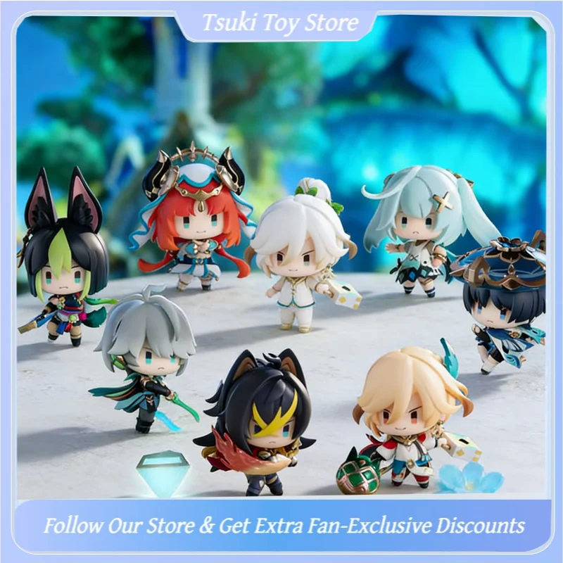 

Genshin Impact Sumeru Battlefield Gracefulness Series Blind Box Cute Anime Figure Tighnari Alhaitham Ornament Collect Toys Gift