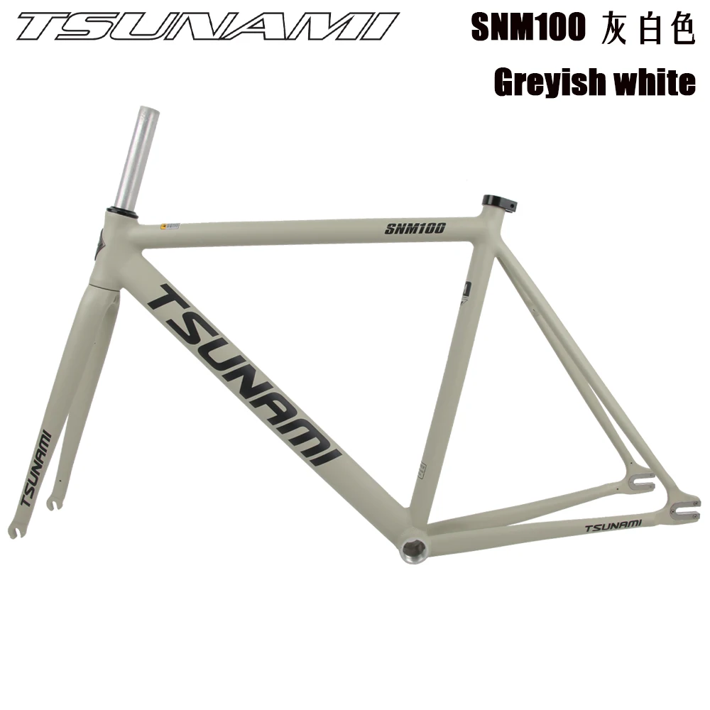 TSUNAMI SNM100 高品質シングルスピード自転車フレームセット固定ギア