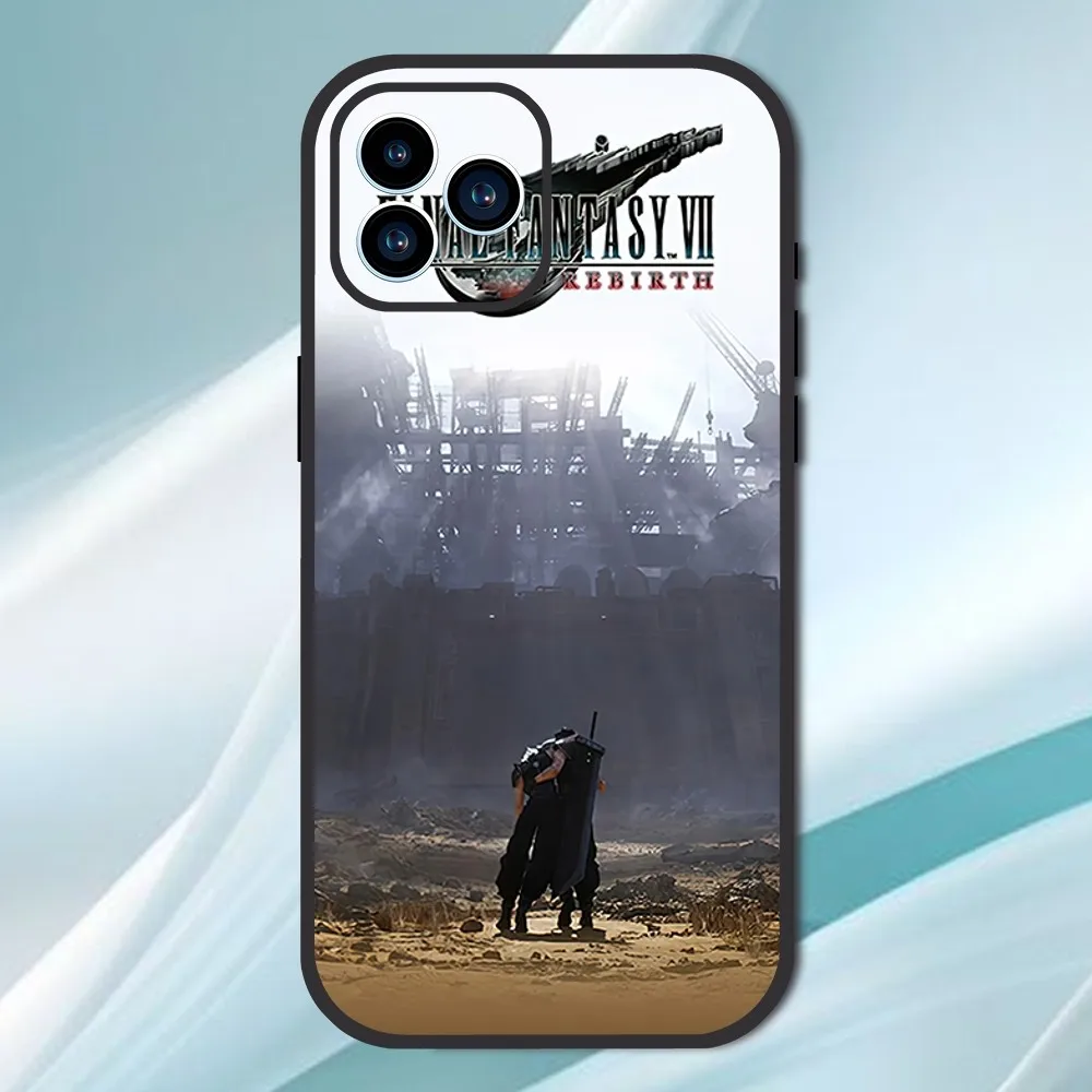 Game F-Final Fantasy VII Rebirth Phone Case For iPhone 13 12 11 14 15 Pro XS Max XR X 8 7 6S 6 Plus Soft Back case