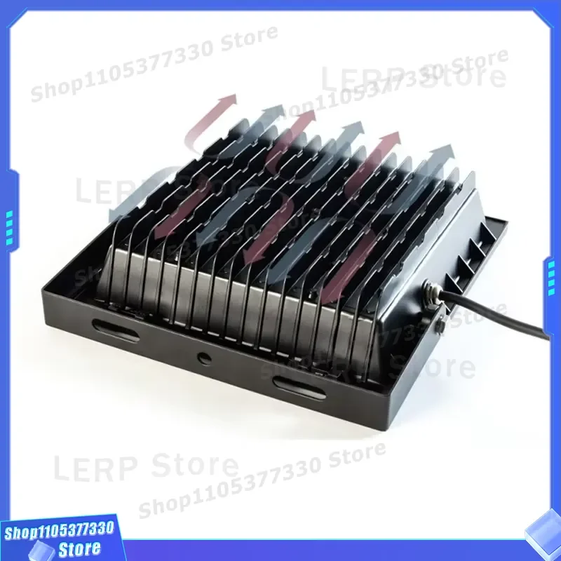 150W COB LED Square Flood Light IP66 Waterproof AC 110-240V Outdoor Commercial Lighting Fixture for Stadium Garage High