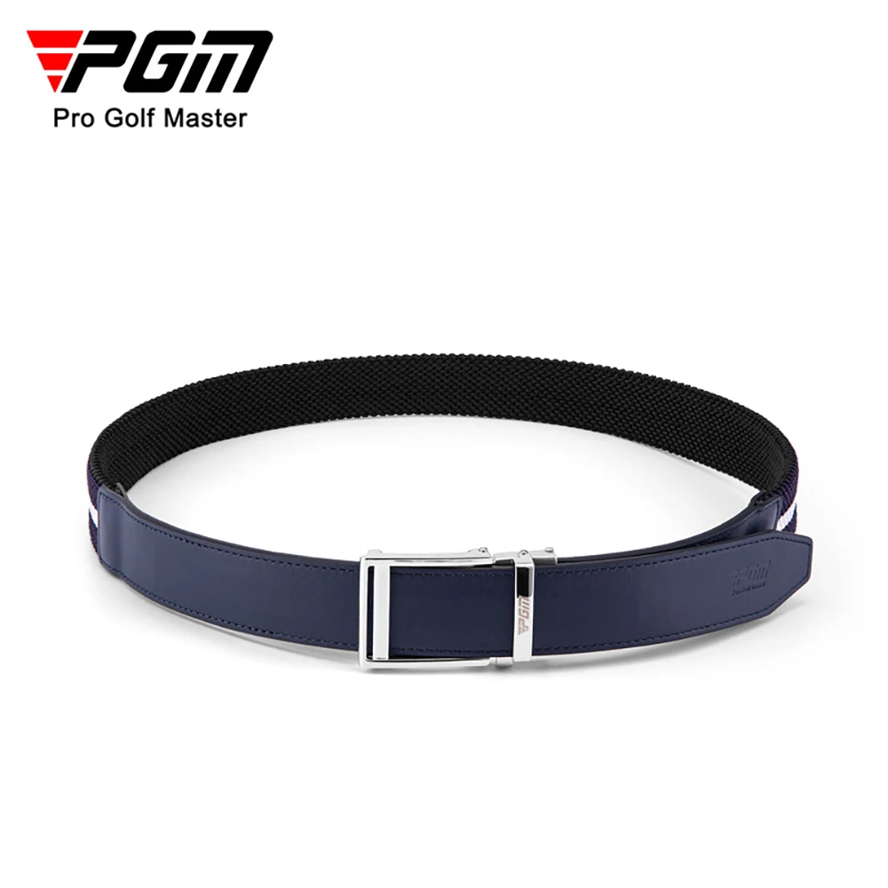 PGM Golf Wear Durable Elastic 95CM Men's Belt Elastic Knitting Belt Body Top Layer Cowhide Alloy Buckle Sports Belt PD021 골프웨어