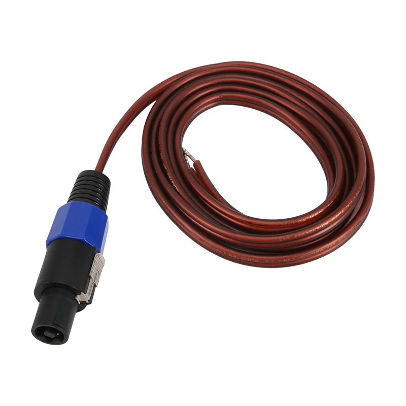 Speakon Speaker Cable Bare Wire Open End Cable, Speakon To Speaker Wire Audio Cord Amplifier Connection Cord For DJ/PA