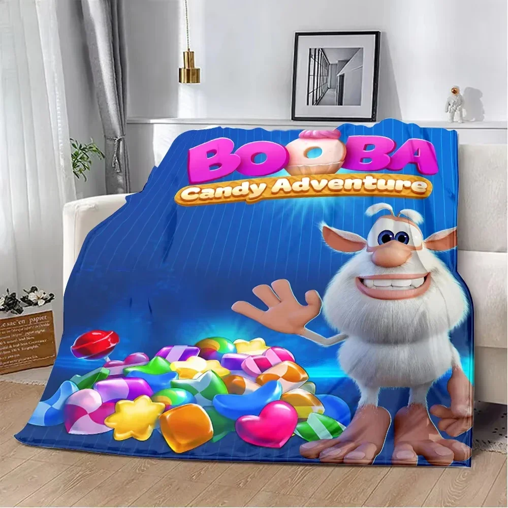 

Забавное одеяло с HD-принтом в мультяшном стиле, мягкое, теплое, удобное, дизайн BBooba, для дома, путешествий, пикника или в качестве подарка на день рождения