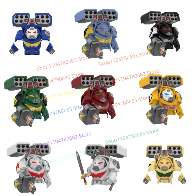 

MOC Building Blocks Heavy Armor Legion Warrior Mini Figure Assembly Model Display Anime Game Decorative Toy Gift Collectible