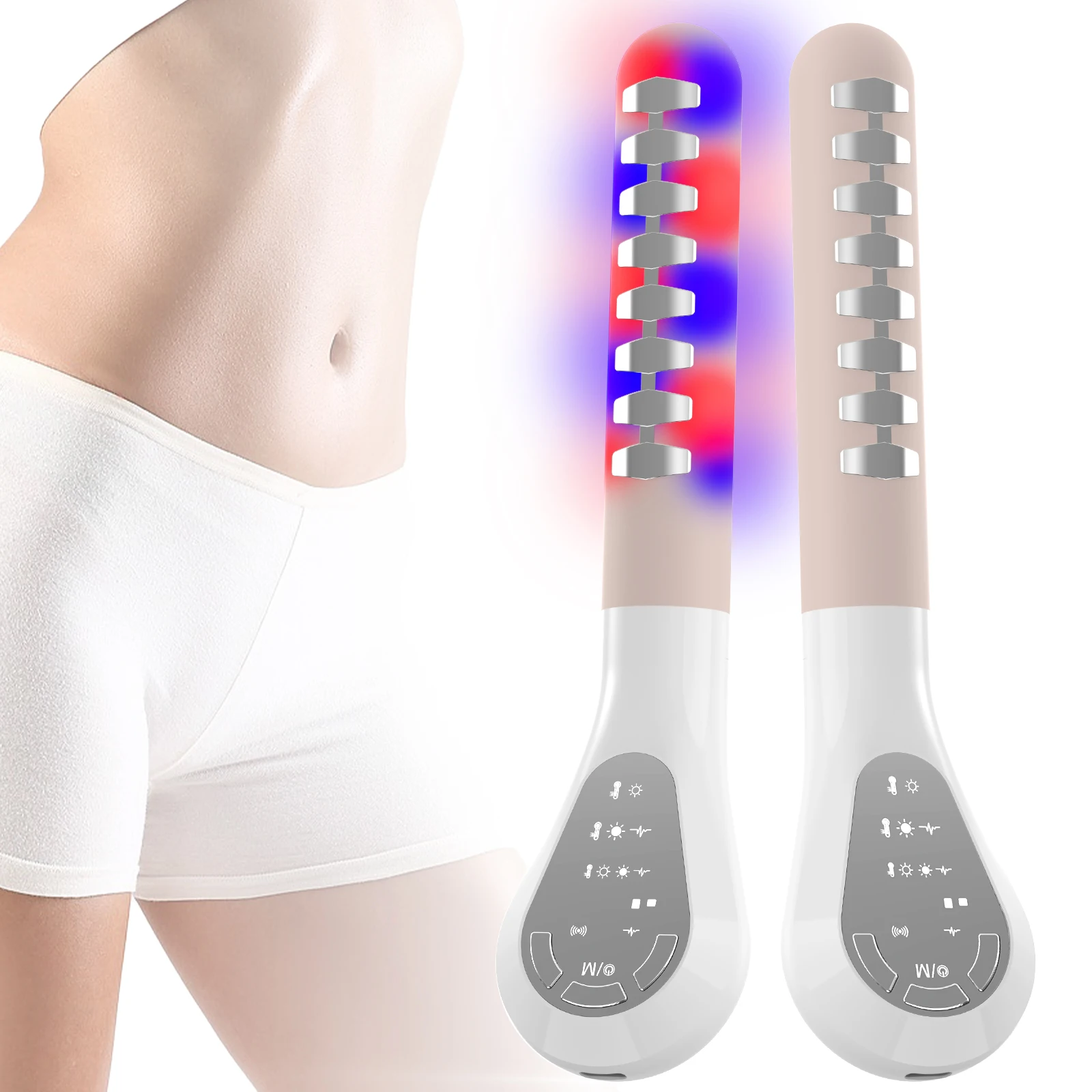 

5in1 Vaginal Rejuvenation Wand EMS&Heating Function Red&Blue Light Therapy for Vaginal Health&Gynecological Therapy Tightener