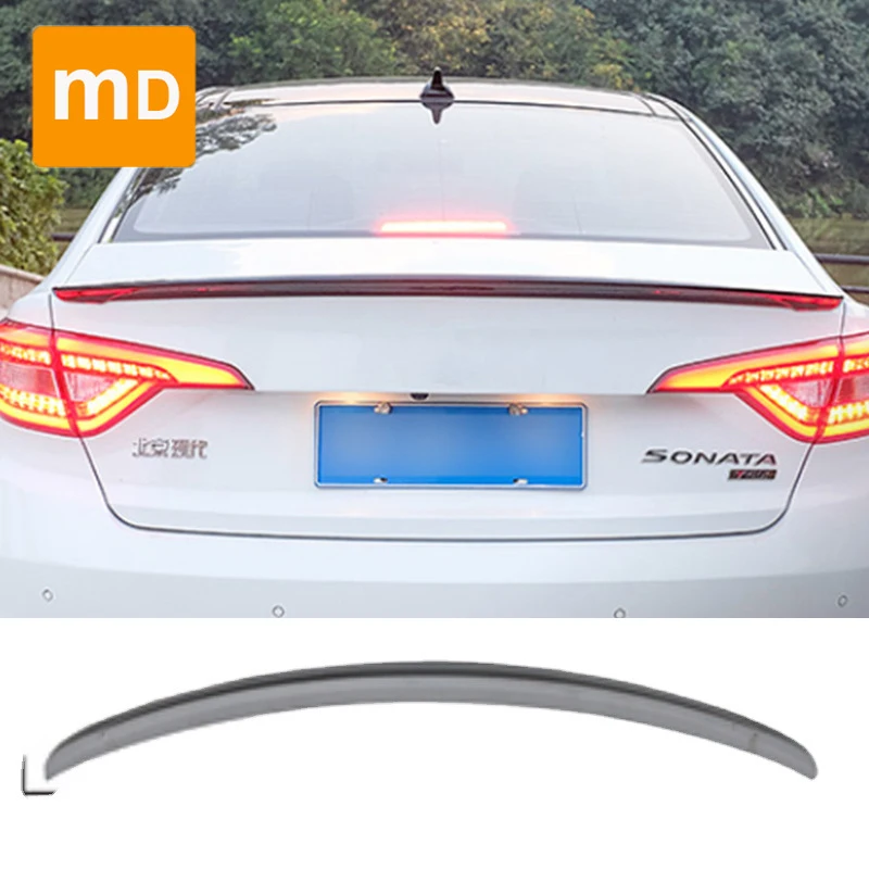 Glossy Black Spoiler Wing For Hyundai Sonata Spoiler Top Wings Black Body Kit Car Accessories