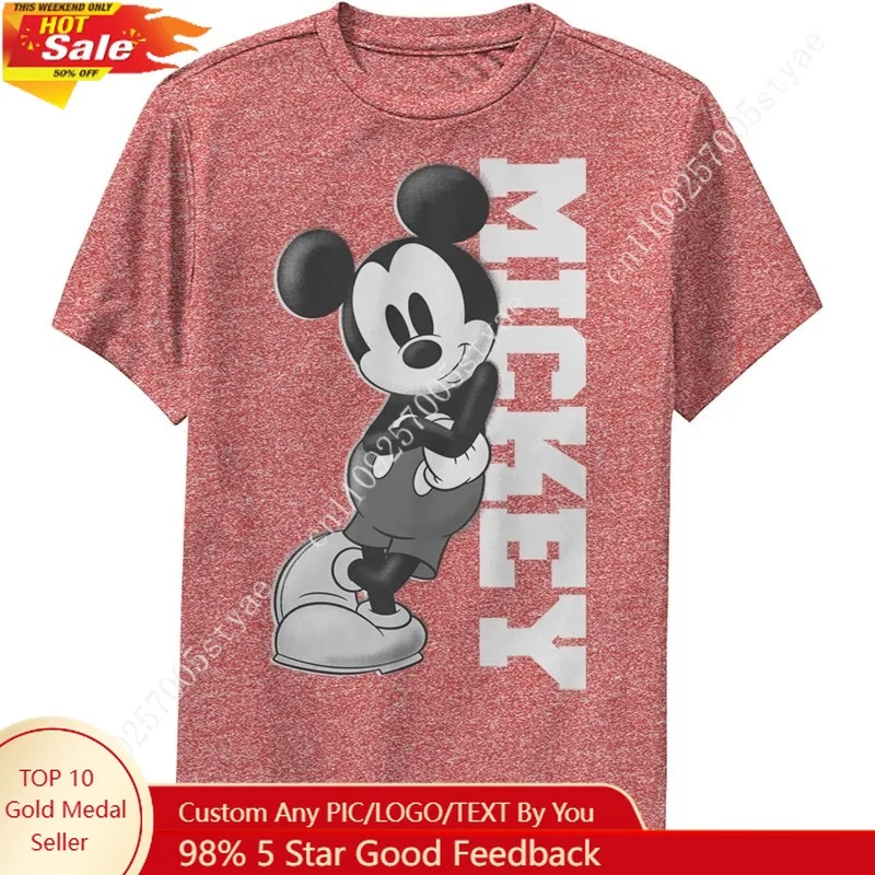 

Disney Unisex-Child Mickey Lean T-shirtT-Shirt