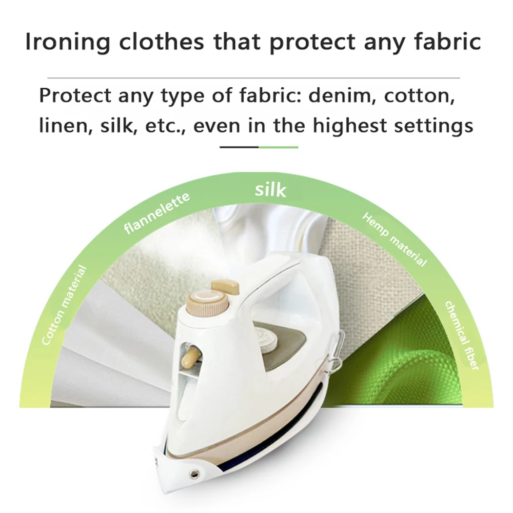 Universal Iron Protective Cover Shield, Iron Board Shoe Covers, Ironing Cloth to Protect Clothes, Electric Irons Protector Pads view 3
