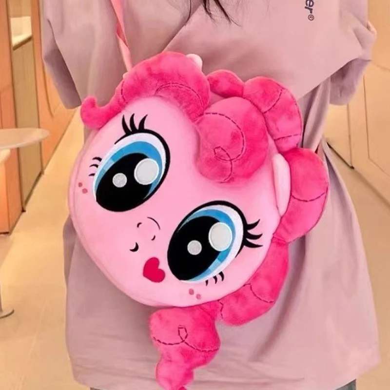 Kawaii My Little Pony peluche Bag Cute Anime Friendship Is Magic Doll borsa a tracolla borsa di immagazzinaggio di grande capacità regalo di compleanno per ragazza