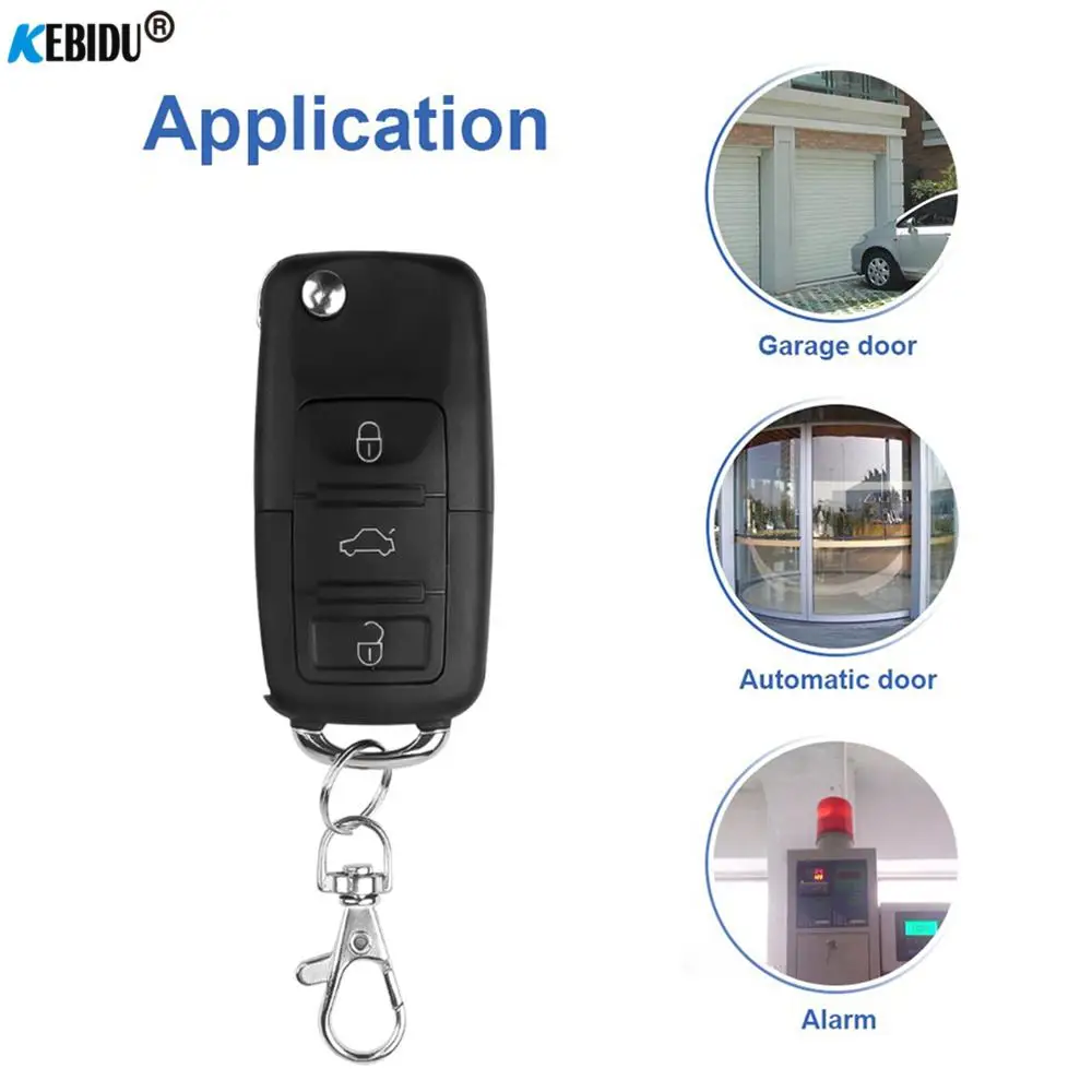 433MHz 3 Keys Duplicator Remote Control Face to Face Copy 433.92 mhz RF Wireless Transmitter for Garage Gate Door Opener Alarm