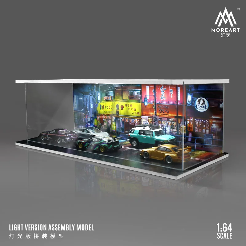 MoreArt 1:64 City street lighting version assembly Scene - Type A