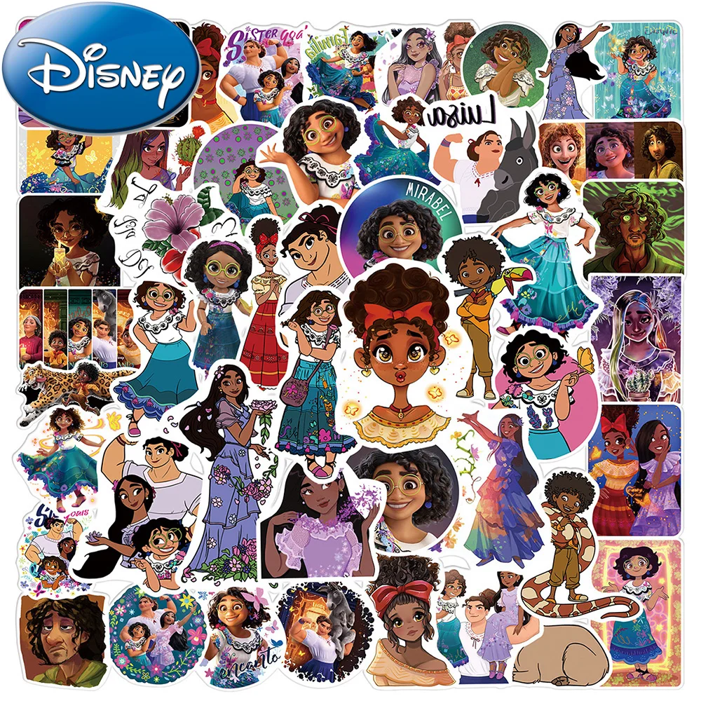 

10/30/50pcs Aesthetic Anime Encanto Disney Stickers Cute Cartoon Decoration Decal Sticker Toy for Kid DIY Helmet Computer Laptop