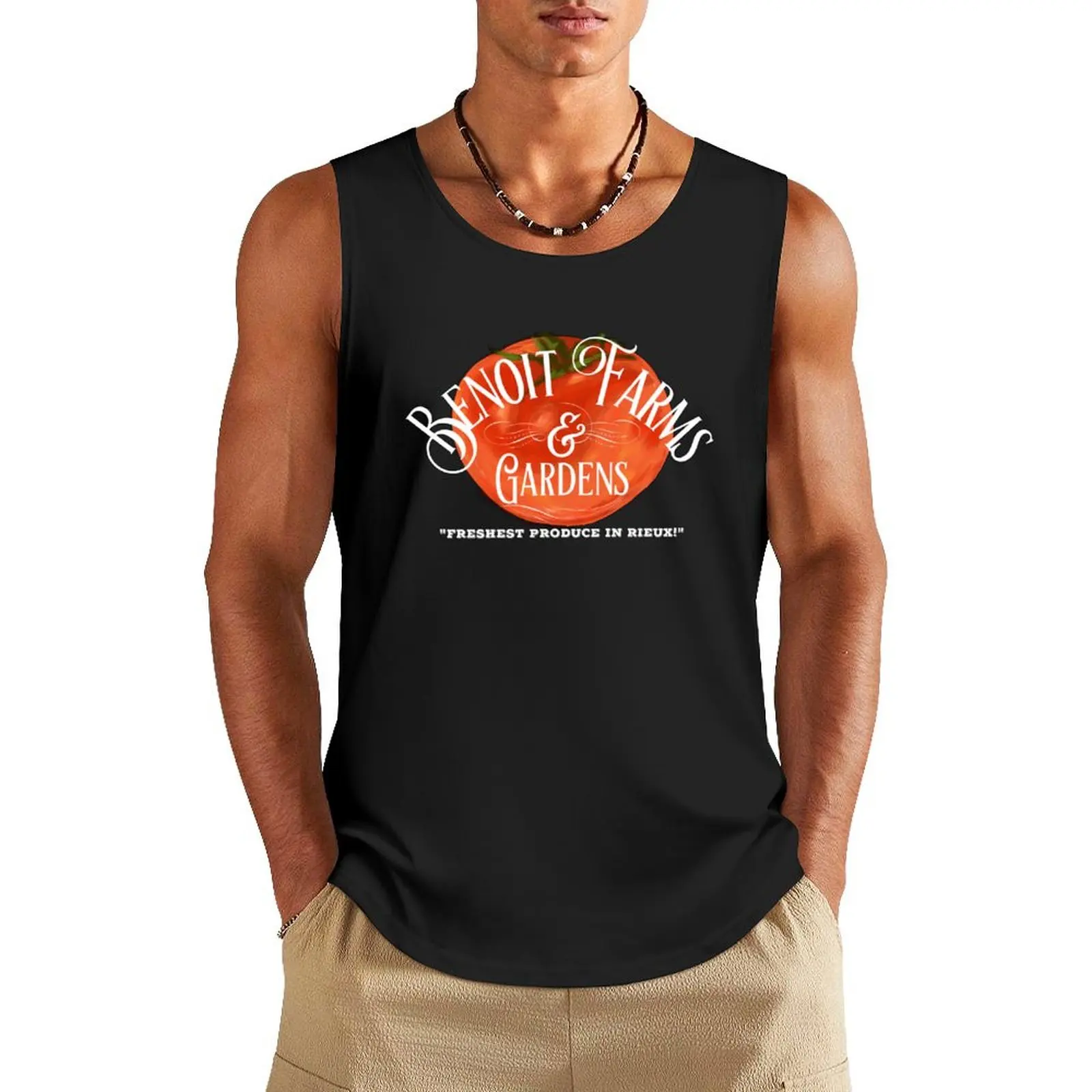 Benoit Family Farms Tank Top fitness clothing men mens clothing