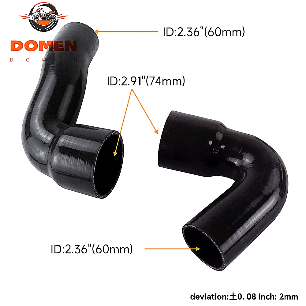 Performance Silicone Intercooler Hose for VW GTI MK7 Golf R Audi A3/S3 Skoda Seat 1.8T 2.0T TSI Turbo Cooling System Upgrade - view 3