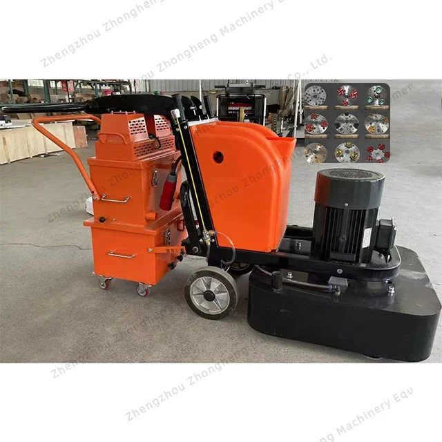 630MM Concrete Ground Grinder 9 KW Concrete Terrazzo Grinding Machine For Road Construction