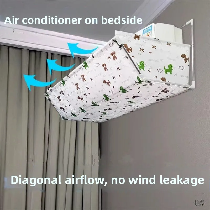 universal-wall-mounted-air-conditioner-windshield-windshield-cover-hood-moon-phase-cold-air-guide-windshield-board-dustproof