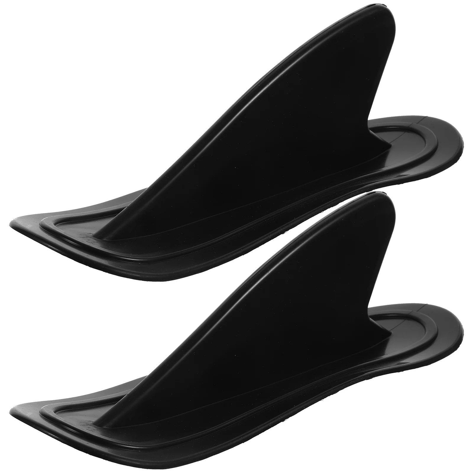 2 Pcs Inflatable Boat Shark-fin Surfboard Boat SUP Detachable Splitter Paddler Tail Rudder (Single Slice)