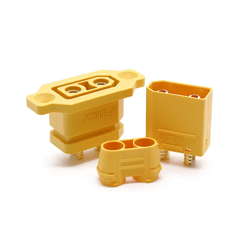 XT90E-F with fixed seat lithium battery charging port plug XT90 electric vehicle model aircraft ESC male and female connectors