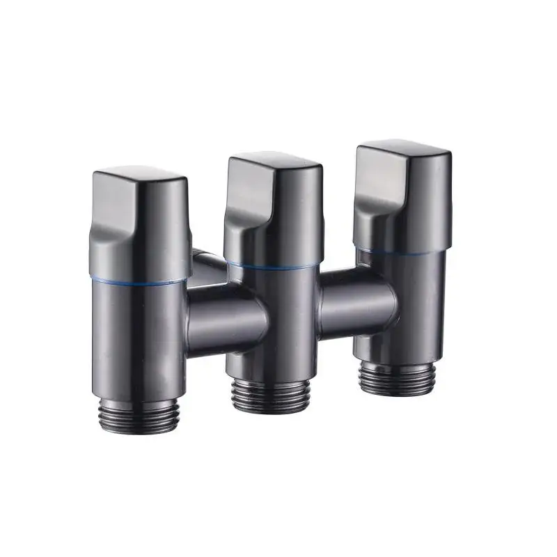 

Stainless steel one in three out angle three valve, control water three-way wash dual valve, distribution faucet, toilet, outlet
