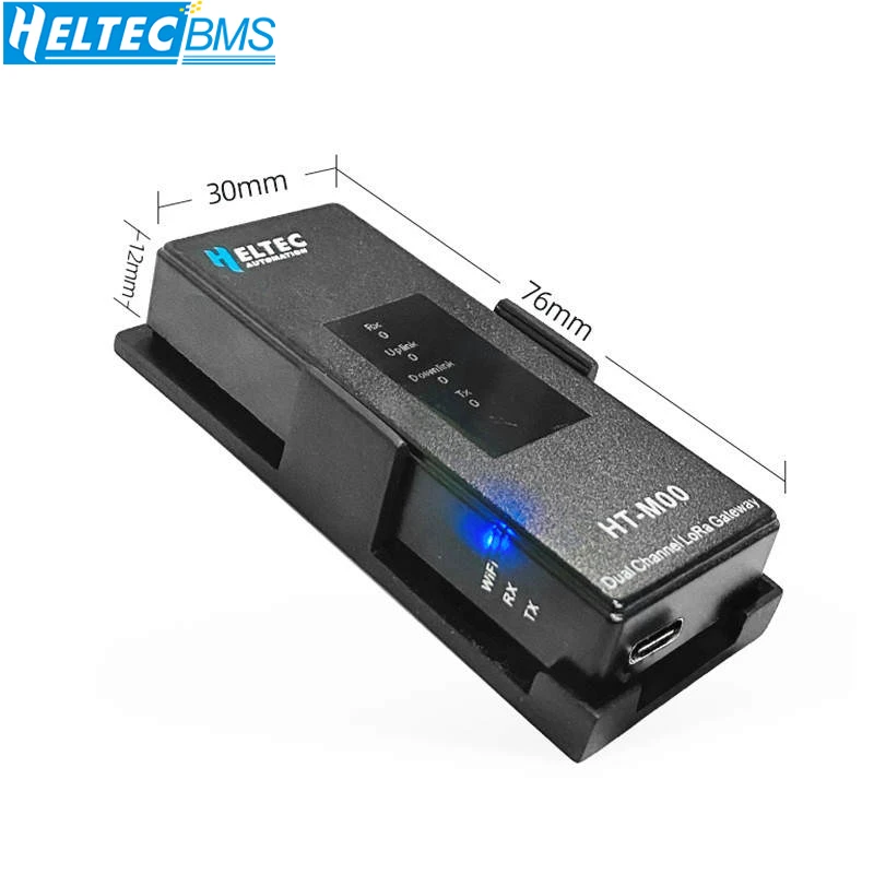 HT-M00 Zweikanaliges LoRa-Gateway LoRaWAN/ESP32+SX1276 2-Kanal-Mini-LoRa-Gateway