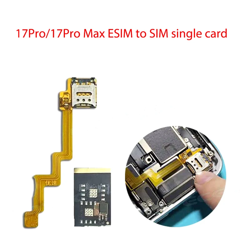 

ESIM Change to SIM Single card for iphone 17Pro/17Pro Max