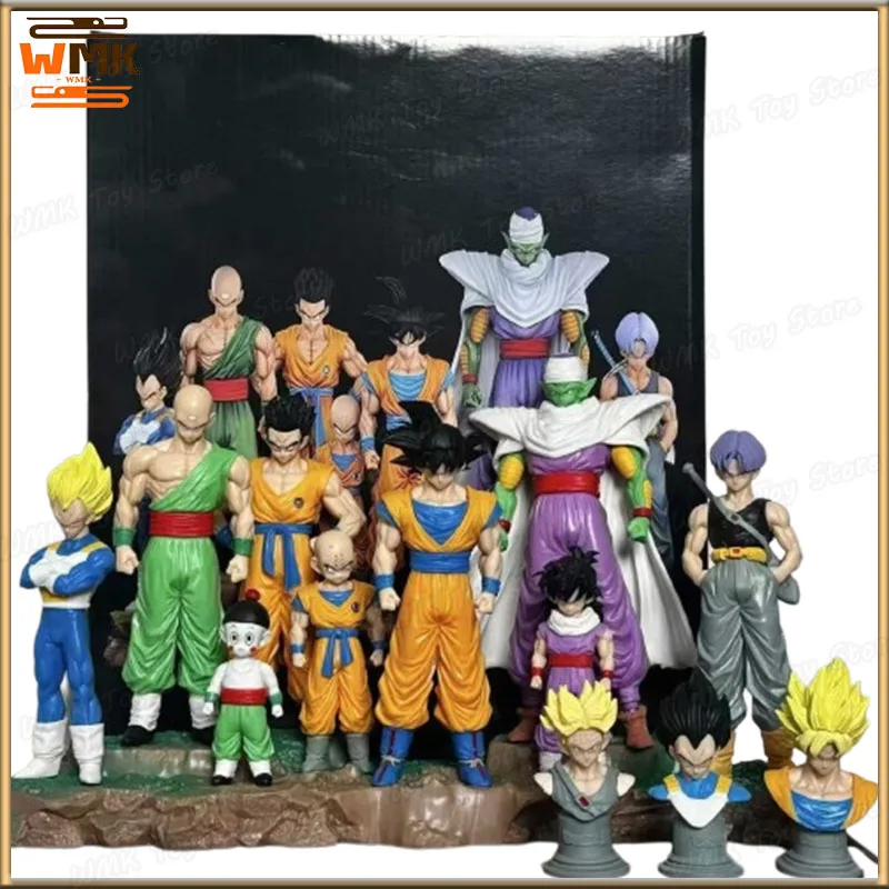 Dragon Ball Gk Z Figure Warrior Full Set Second Infinite Series Action Figurine Collection Model Home Ornament Toys Kids Gifts