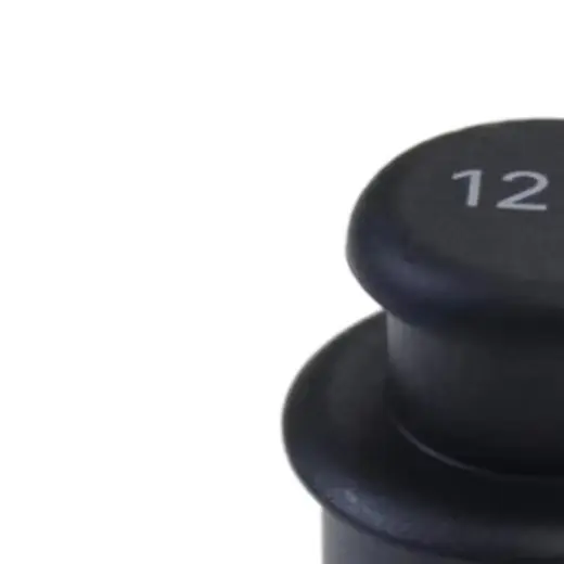 Center Console Dust Protector Car Socket Dust Cap Debris Prevention Design Delicate Polishing Finish Clear 12V Mark Printed