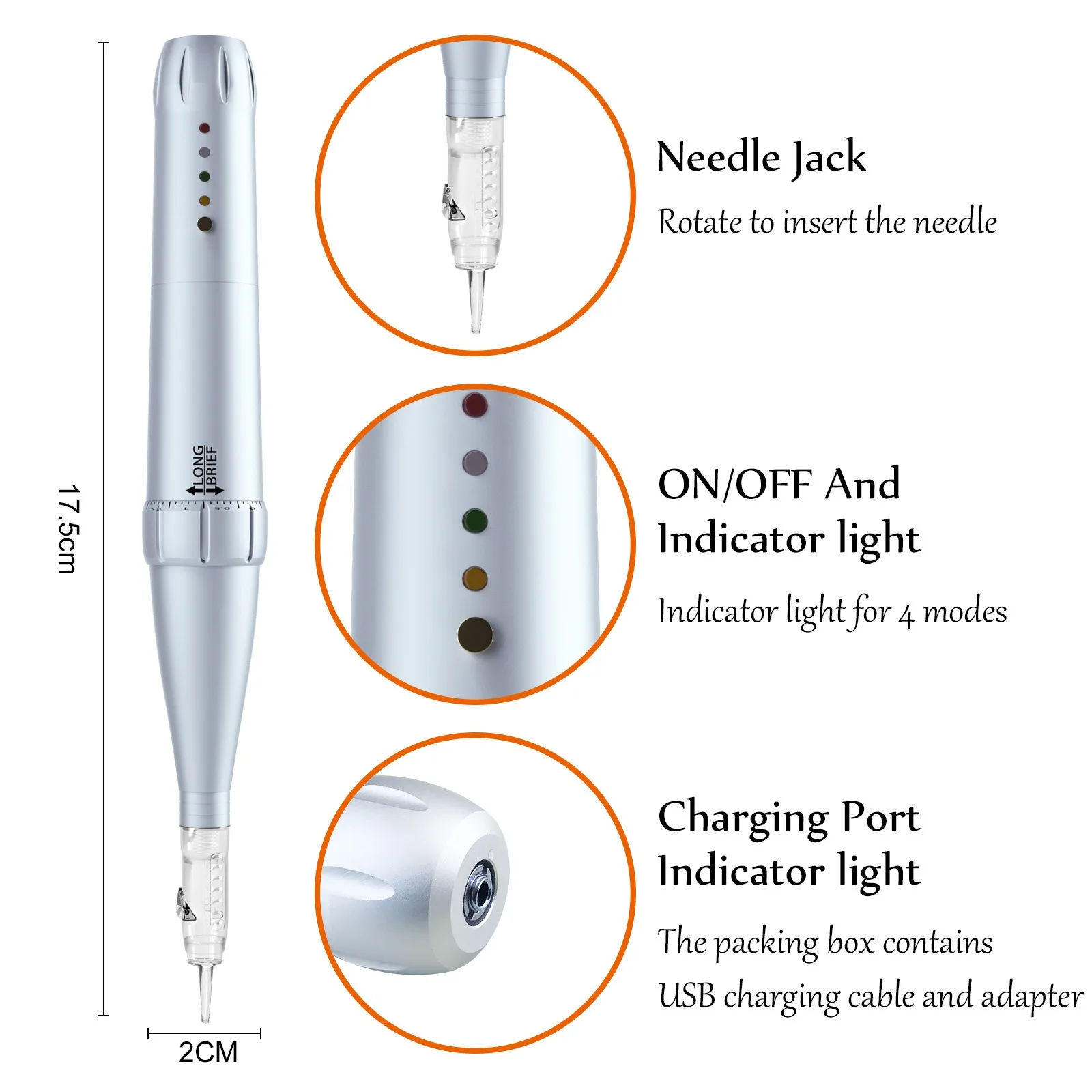 Semi permanent embroidery instrument, fully throwing machine, eyebrow and lip tattooing machine set, embroidery supplies