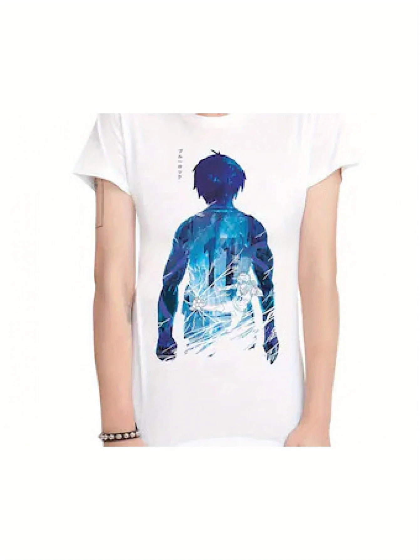 

Рубашка Yoichi Isagi с синим замком, мужские и женские размеры (LOC-91120), футболки стандартного кроя с короткими рукавами, мужская одежда, мужская одежда