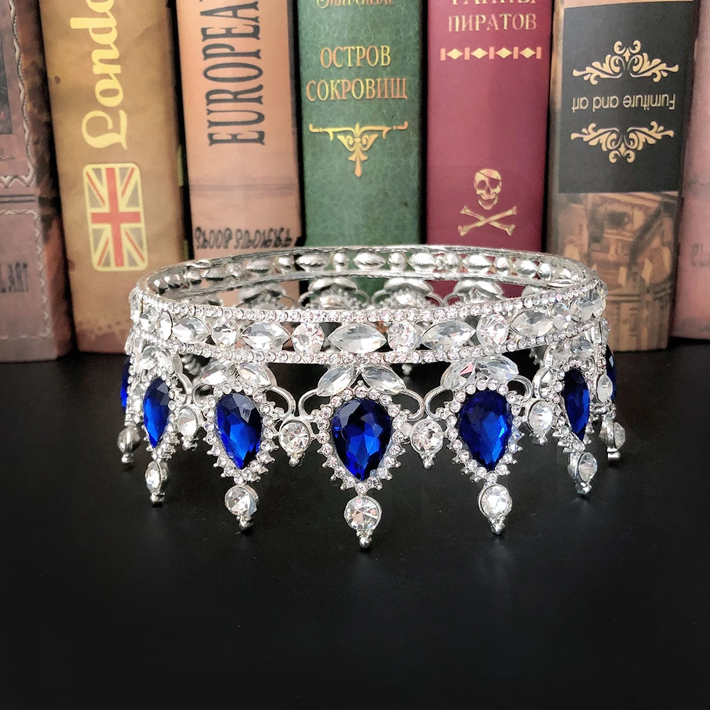 

Elegant Bride Crown Wedding Headdress Fashion Headwear Hair Accessories Unique Design Exquisite Structure Brightness