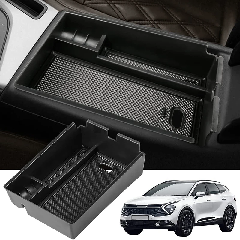 

Center Console Organizer For KIA Sportage 2023 2024 Accessories Fifth Generation (NQ5) Armrest Secondary Storage Box Insert Tray