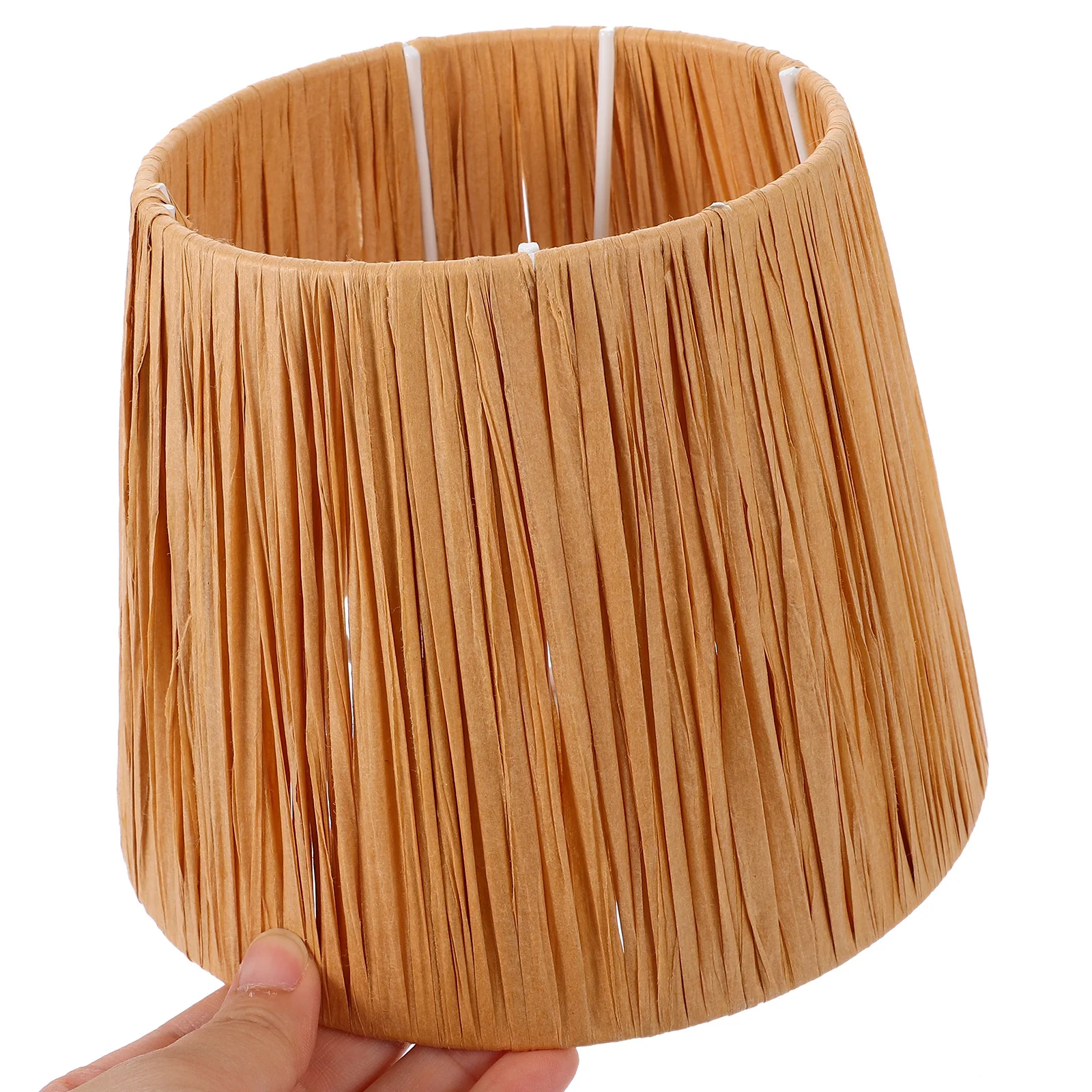 

Vintage Handwoven Paper Rope Woven Lamp Shade Hanging Ceiling Pendant Light Cover Decorative Lampshade for Cafe Bar