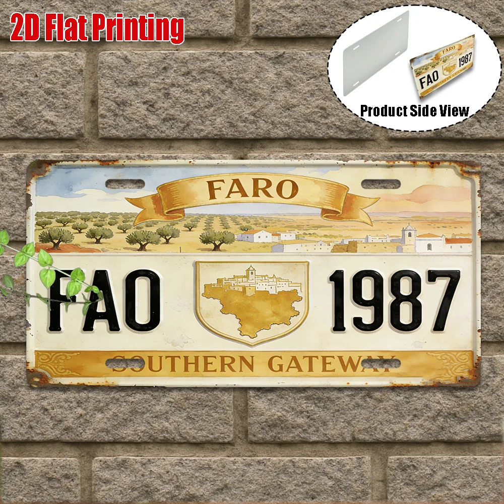 2D Flat -1pc Vintage Metal Sign | Only for Decoration, Outdoor Wall Art (11.8