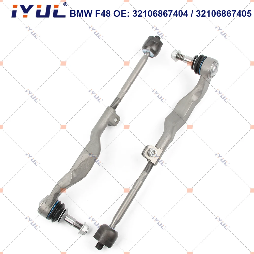 

A Pair Front Steering Tie Rod Head Assembly For BMW X1 X2 1 2 Series F48 F49 F40 F44 F45 F46 F39 MINI Cooper F54 F60