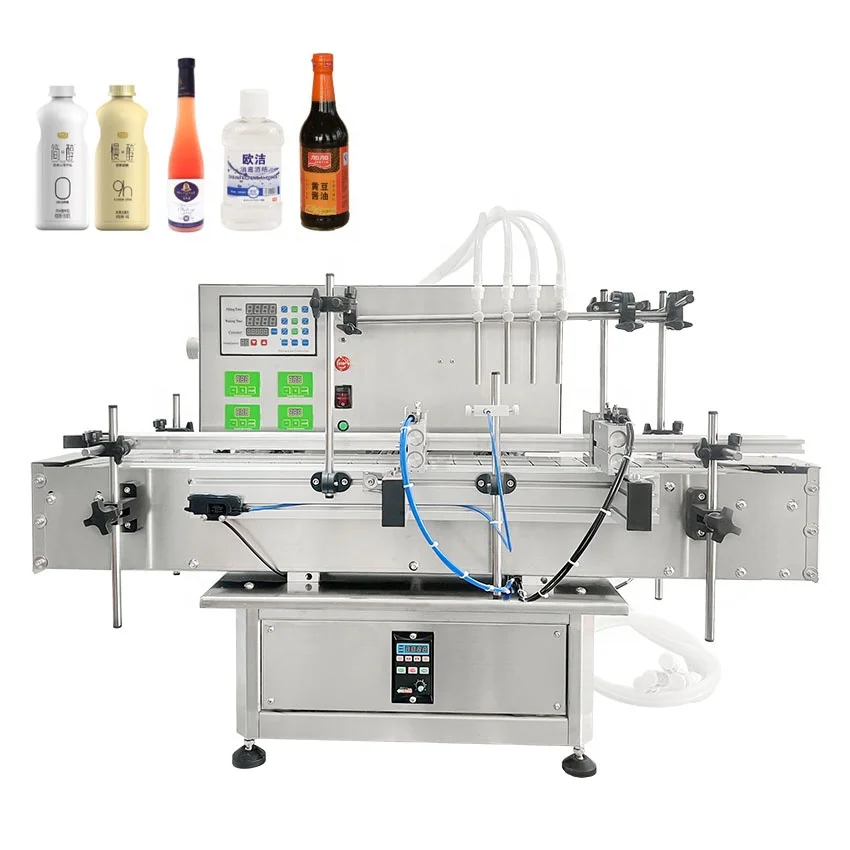 Automatic Desktop Liquid Beverage Water Filling Capping Machine Liquid Production Line