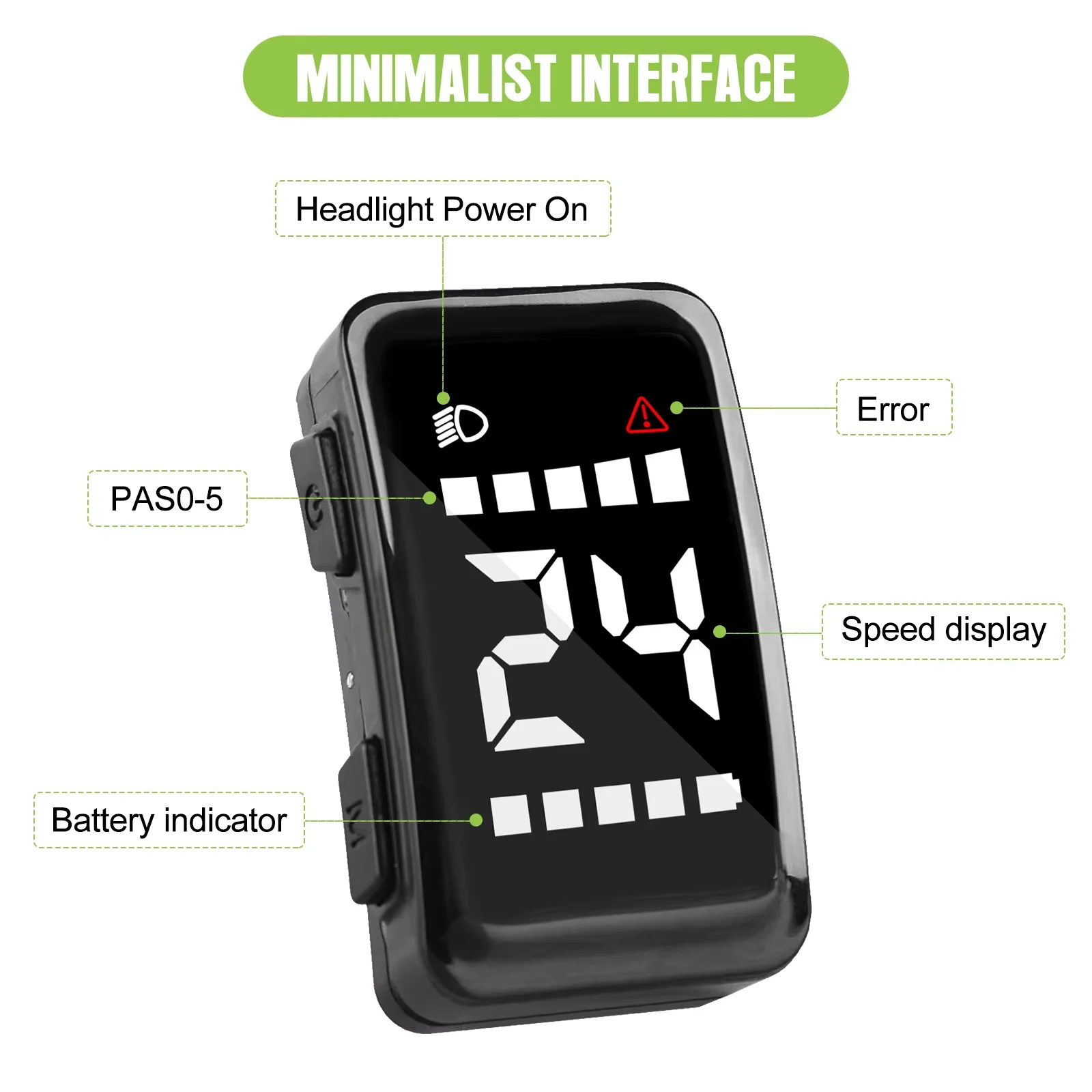 Ebike Intelligent LCD Mini DZ40 Display Mini ebike Screen Waterproof Electric Bike Compitable for BAFANG BBS02B BBS01B BBSHD