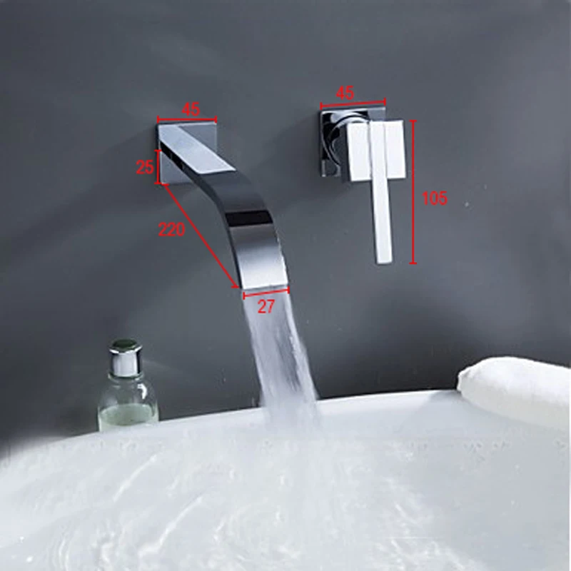 Imagem -05 - Becola-wallmounted Washbasin Water Tap Preço Grupo Flush Faucet Cabinet Mixer Banheiro Torneira de Água Quente e Fria L322