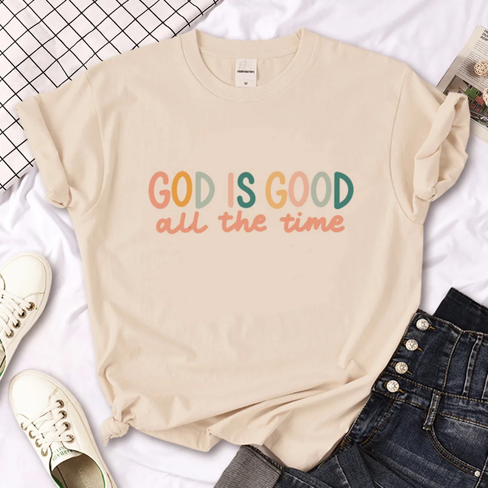 God tshirt women Japanese top female manga harajuku clothes