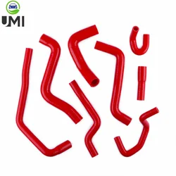 8PCS 3PLY For 1987-1991 Volkswagen VW Golf GTI MK2 1.8 8V PB Code Silicone Radiator Hose Coolant Pipe Tube Kit 1988 1989 1990