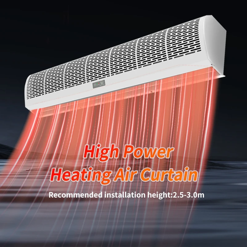 

ODM Заводская цена Нагревательная воздушная завеса Низкий уровень шума Пульт дистанционного управления Дверь PTC Занавеска горячего воздуха