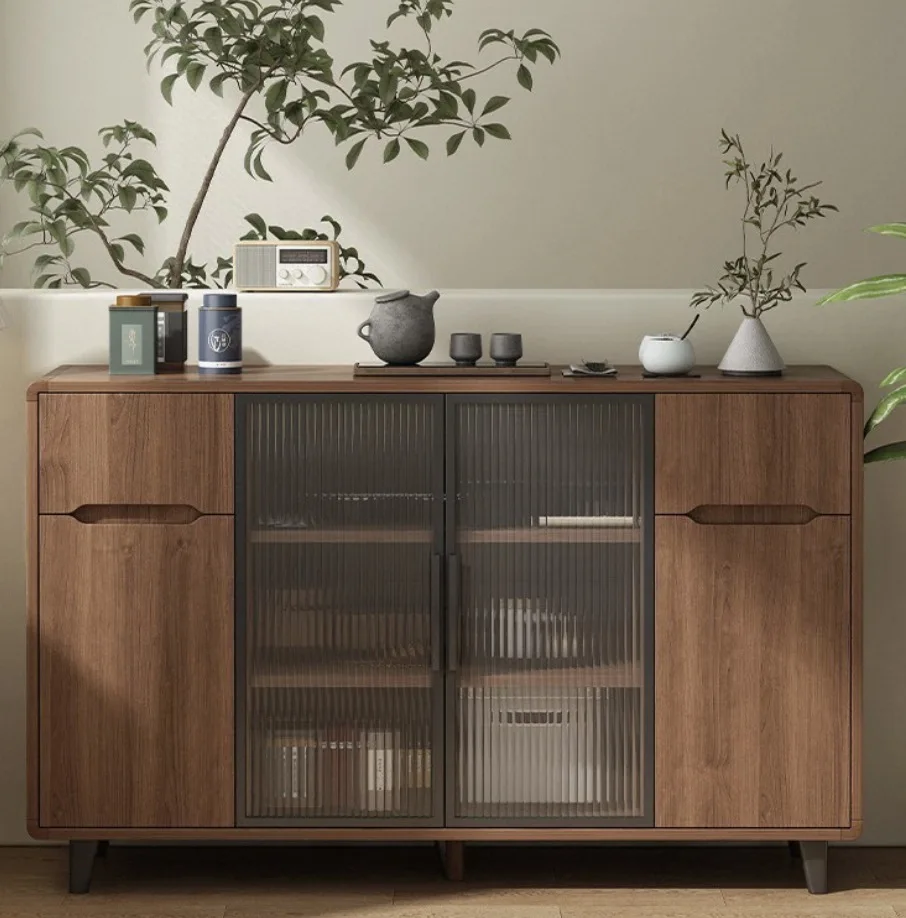 

Modern Wall-Mounted Storage Cabinet Wood Panel Sideboard for Living Room Dining Home Furniturepromote sales