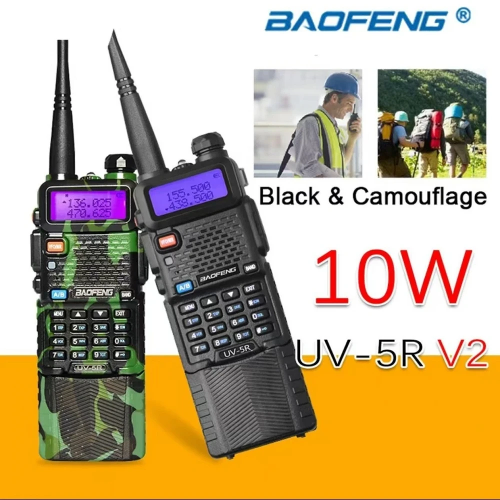 

Baofeng Wireless Intercom UV5R Car 8W Dual-segment Mobile 3800mAh Large Capacity Remote Professional Handheld Walkie-talkie