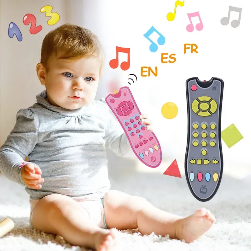 Télécommande de télévision pour téléphone portable, jouets pour bébé, chiffres électriques, apprentissage de l'anglais, cadeau pour nouveau-né, musique précoce