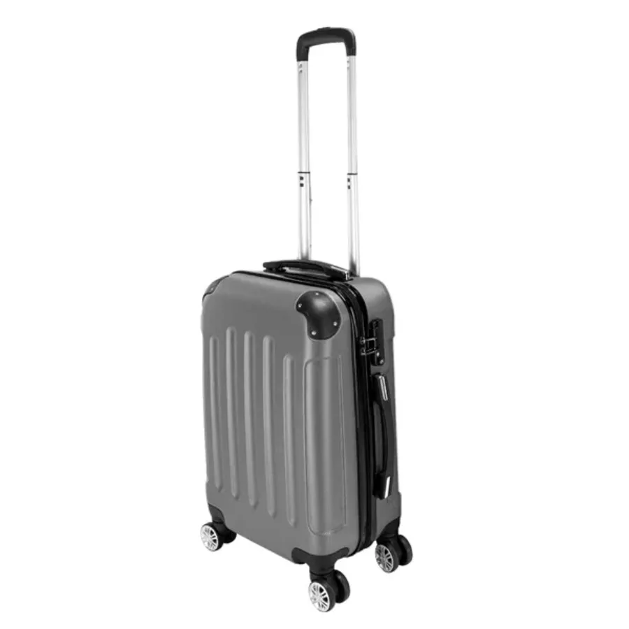 Trolley portatile 3 in 1 in ABS 20" 24" 28" Grigio scuro